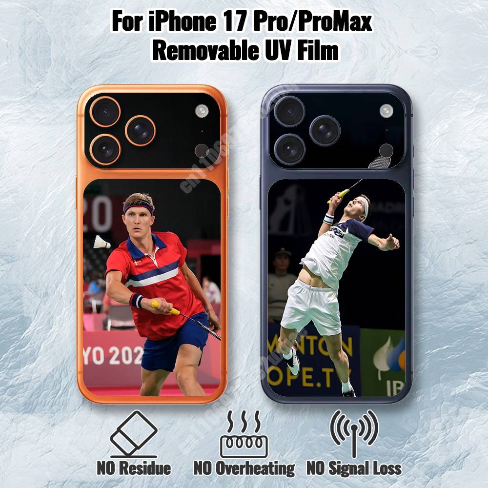 Badminton Denmark - Película UV Removível A-Axelsen-S para Capa