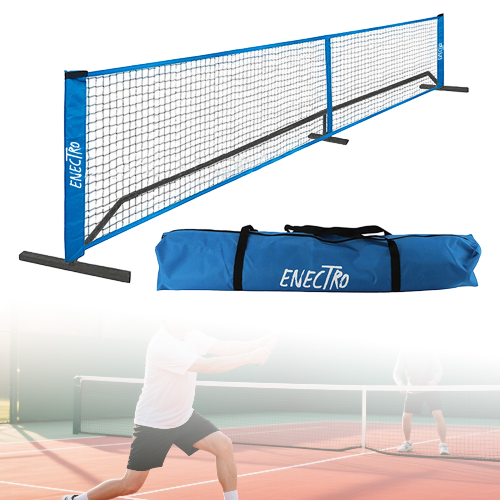 Rede portátil de pickleball, 6 - Badminton Event avaliação e preço