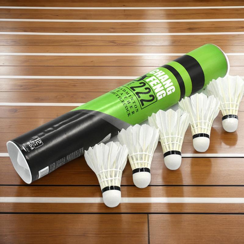 12PC Volantes de Badminton Dur - Badminton Event avaliação e preço