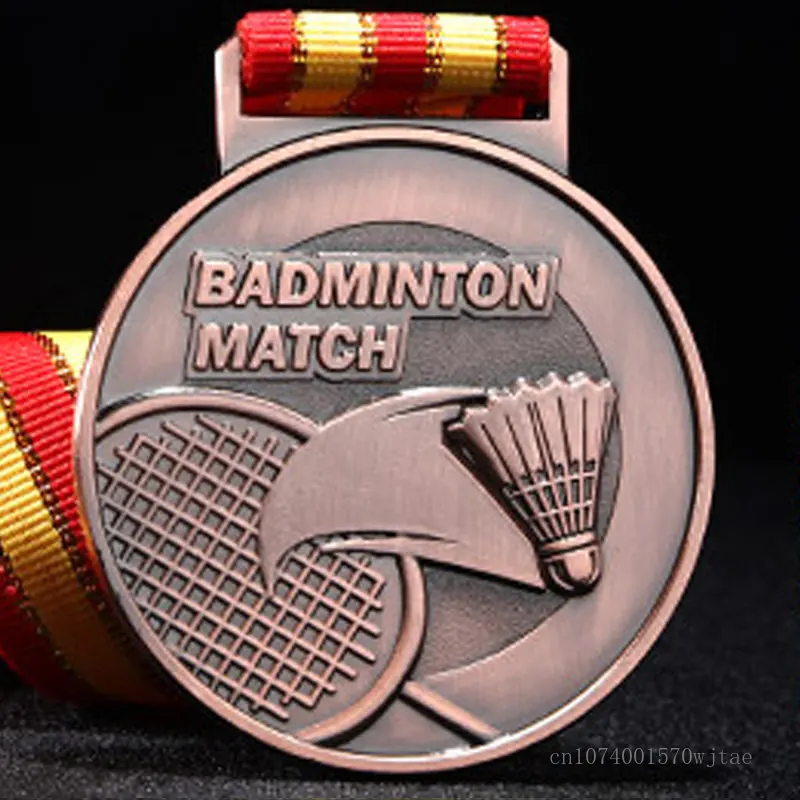 Medalha de metal personalizada - Badminton Europe avaliação e preço